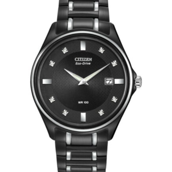 Sale! Citizen Men's Diamond Black 40mm Watch